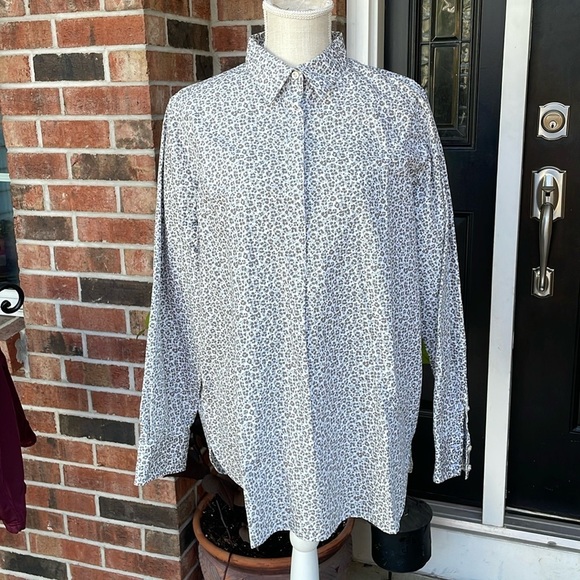 Land’s End No Iron Supima Button Up‎ Shirt - Picture 1 of 8